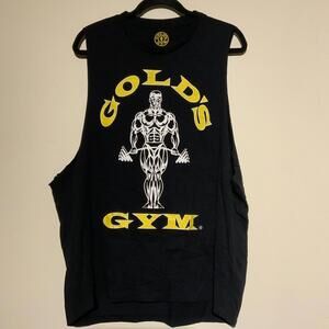 Mens Xl Golds Gym Sleeveless Workout Shirt Tank Top